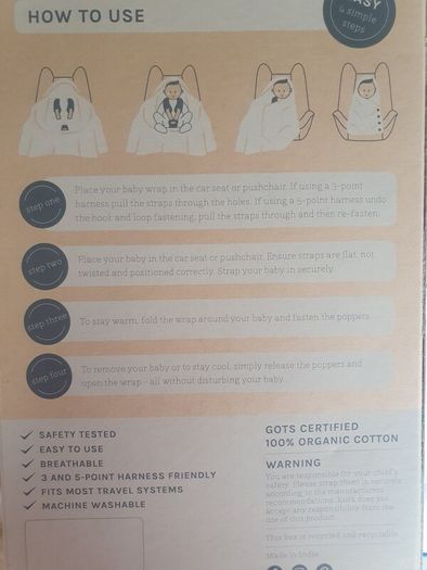 KURA Organics Baby Wrap