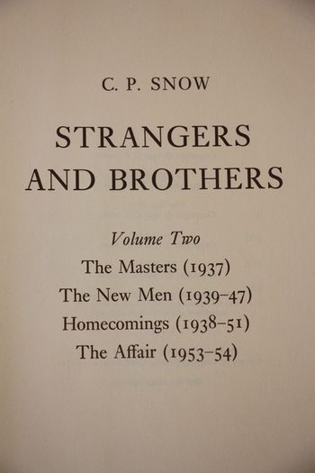 Strangers and Brothers.