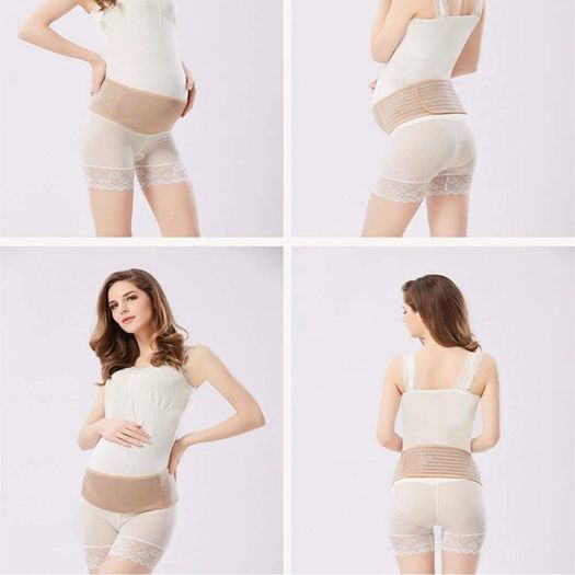 Recommended Maternity Belt - Care Breathable Abdomen Support and Pelvic Support - Comfortable Belly Band for Pregnancy - Prenatal Cradle for Baby - One Size