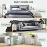 Set of Two Modern Bedside Tables Image 5