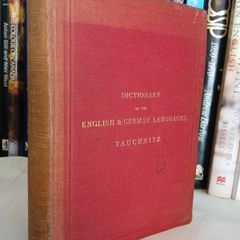 A New Pocket Dictionary of the English and German Languages by J. E. Wessely (LP154)