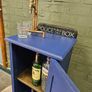 The Triple 9 Box - Upcycled Blue Police Box Cabinet Image 2