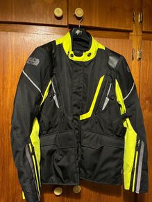 Motorcycle Jacket Oxford Montreal 4 Blk/Fluo Size: Medium