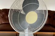 Vintage 20th Century Design Large 16 Inch Desk Table Fan