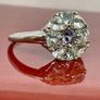 Sterling silver ring with Tanzanite & Aquamarine Image 9