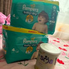 nappies Pampers and SMA no 1