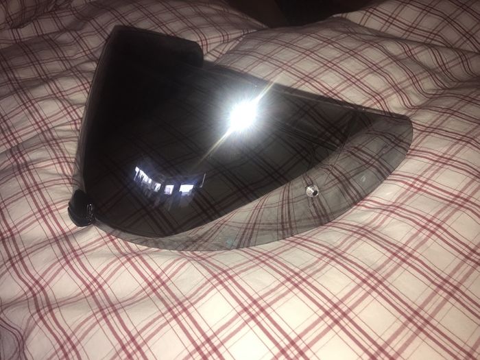 Motorcycle helmet visor
