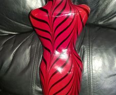 Female torso vase