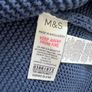 M&S Blue Cardigan 6-9 months Image 3