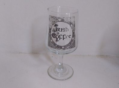 SALE -------  Irish Coffee Glass - Celtic Design