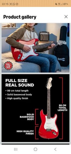 RockJam electric guitar