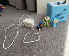 Tonies player and 3 figurines