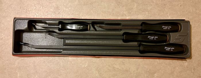 Snap-on Striking Prybar set - hard handle