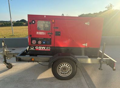 45 kva tow behind generator