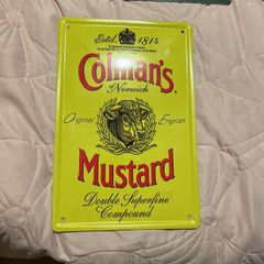 8 metal vintage style advertising book signs. includes Kellog's, Guinness , Colman's.Jameson,Bushmills
