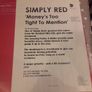 Simply Red money too tight to mention LP's Image 2