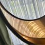Ochre velvet lampshades Image 3