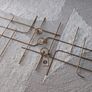 BePureHome "Symphony" Minimalist Metal Wall Art (Antique Brass) Image 2