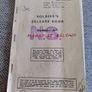 Soldiers Release Book 1949 Premature Release for showing lack of initiative as a Surveyors Clerk FREE STANDARD POSTAGE INCLUDED Image 5