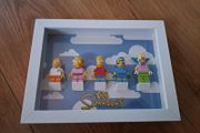 The Simpsons Lego minifigures  - framed