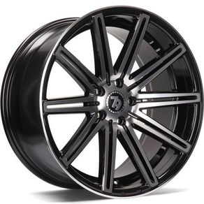 18" Vossen CV4 Type Black Alloy Wheels Audi Seat Skoda Mercedes Lamborghini VW 5x112