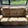 Leather couch and arm chairs Image 8
