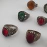 Traditional Ring Collection Lot of 15 Rustic Brass Jewellery Pieces Image 2