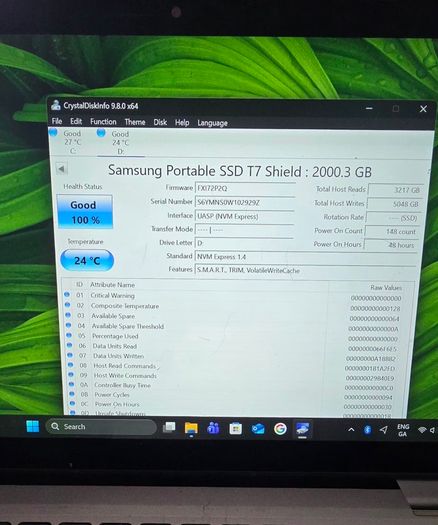 Samsung t7 shield ssd external drivers
