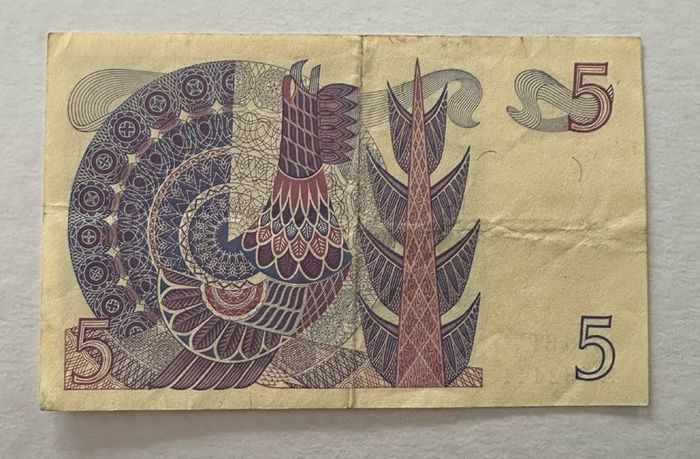 Sweden 5 Kronor 1976 Banknote