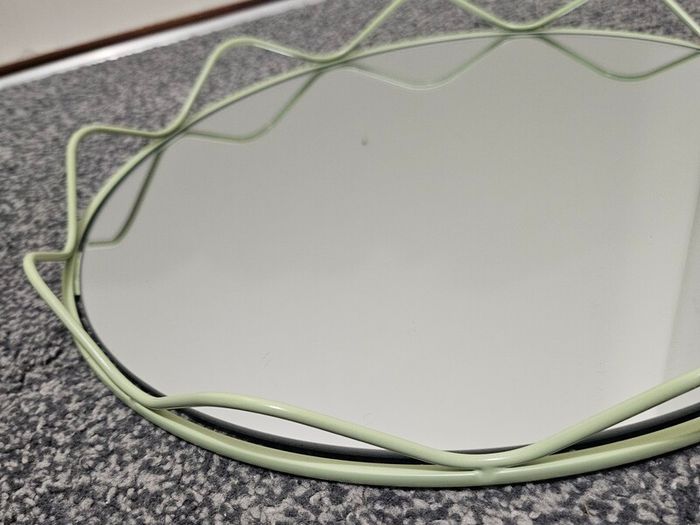 Mint greeb Mirror tray