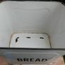 Vintage 1940's enamel bread bin. Image 7