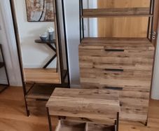 5 Pieces Industrial Style Furniture Set