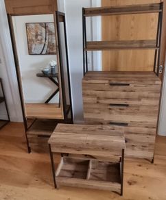 5 Pieces Industrial Style Furniture Set
