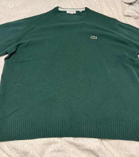 Lacoste Mens Green Jumper XL