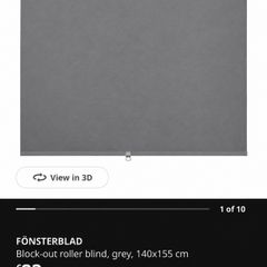 Ikea Fonsterblad Block-out Roller Blind