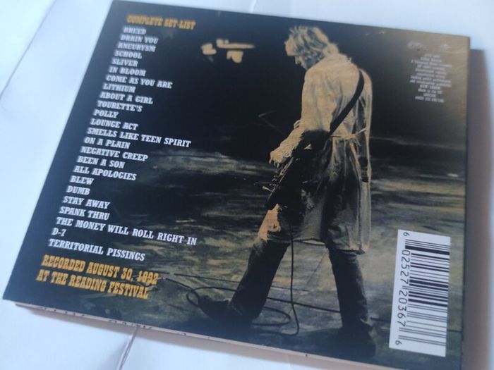 NOS Nirvana Live at Reading Cd