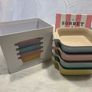 Le Creuset Sorbet Collection Set of 4 Square Baking Dishes 13cm Image 7