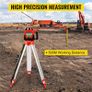 Professional Rotary Laser Max. Working Range 500 m Red, Line Laser 360 Degree Laser Altimeter Water and Dustproof Outdoor Working Time 20 Hours with Tripod & Regulator Electrics Image 2