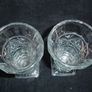 Pair of Beautiful Glass Design Vases Image 2