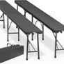 Set of 2 Foldable Picnic & Camping Benches Image 2