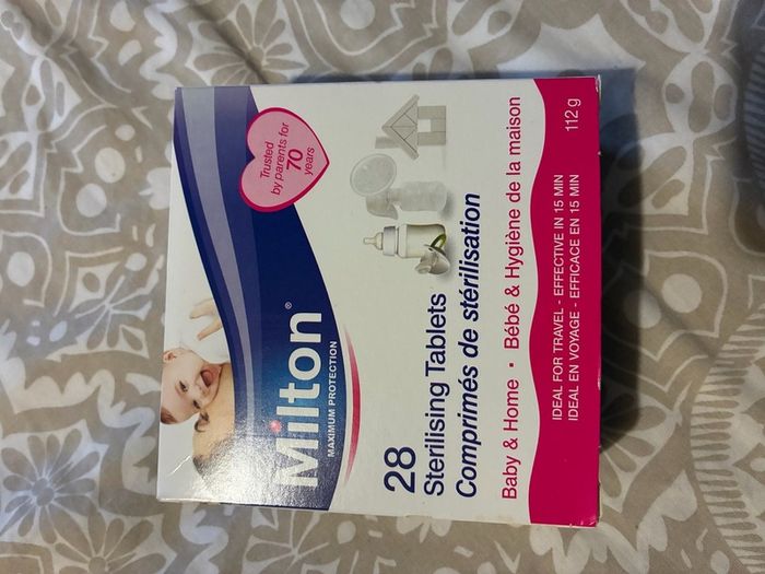 Milton sterilising tablets
