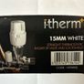 Inta Straight Thermostatic Radiator Valve & Lockshield Bi-directional 15mm Image 2