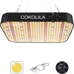 LED Grow Light 600W, 588pcs LEDs Grow Lights for Indoor Plants, UV-IR Sunlight Full Spectrum Plant Growing Lamp for Seed Starting, Seedlings, Vegetables, Daisy Chain Function