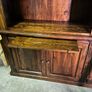 Large Solid Wood Bookcase with Ladder. Excellent Condition Image 6