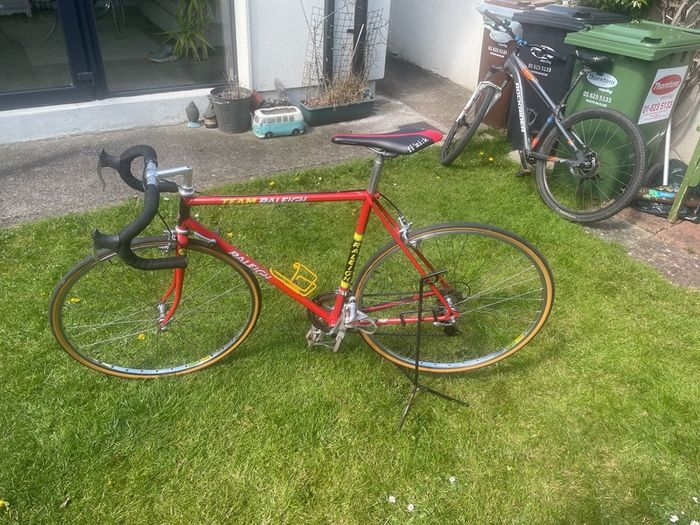 Vintage TI Raleigh racing bike
