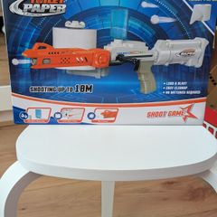 Toilet paper launcher toy