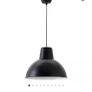 IKEA SKURUP Pendant lamp, black, 38 cm Image 2