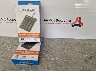 Manhattan Numeric Keypad, Wired, USB-A