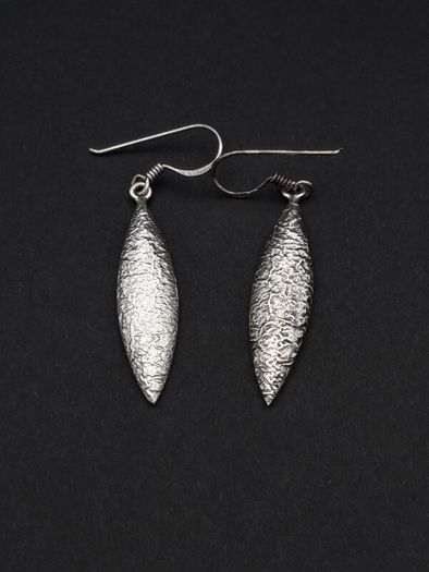 925 Silver Vintage Textured Earrings
