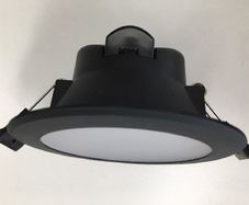 Black LED Downlight 7W Dimmable IP 54
